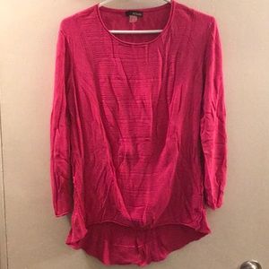Renuar Pink Blouse Elegant Top